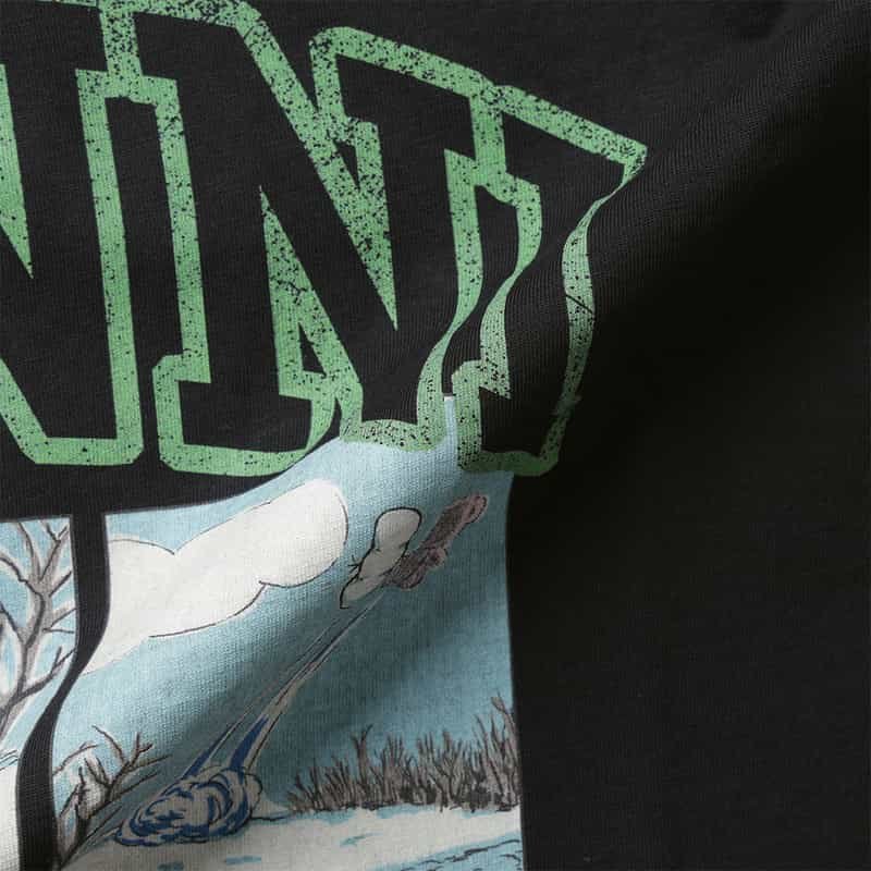 GANNI GANNI＜ガニー＞ プリントTシャツ BLACK