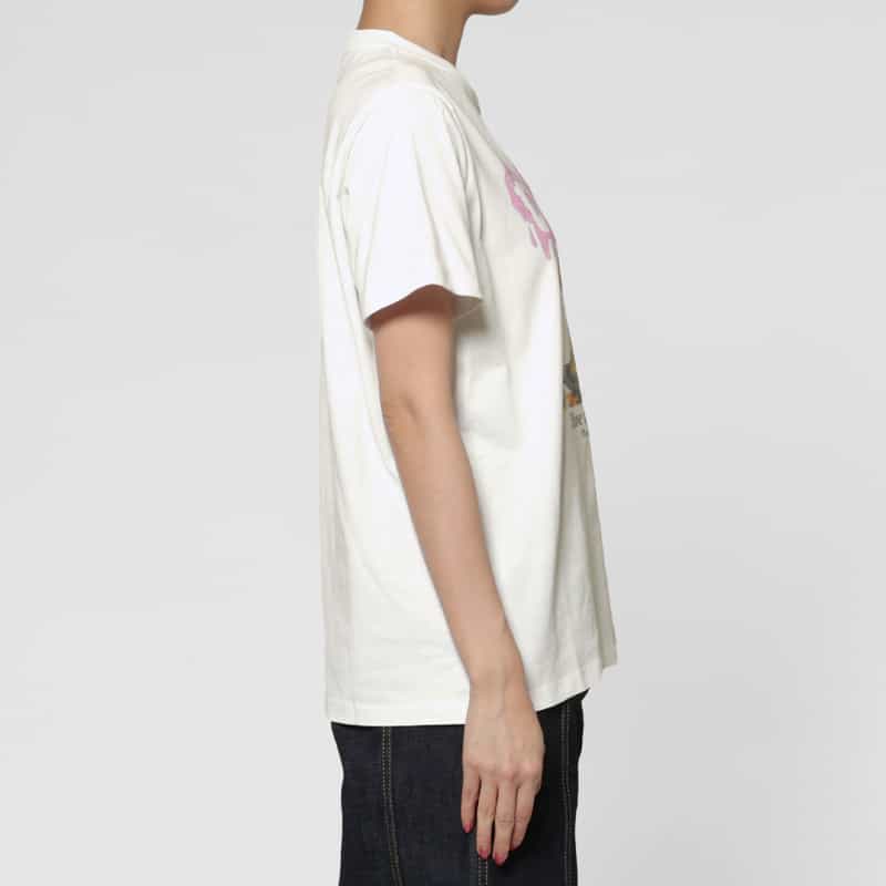 GANNI GANNI＜ガニー＞ プリントTシャツ WHITE