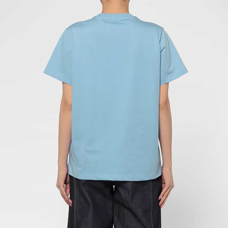 GANNI GANNI ＜ガニー＞ プリントTシャツ LIGHT BLUE