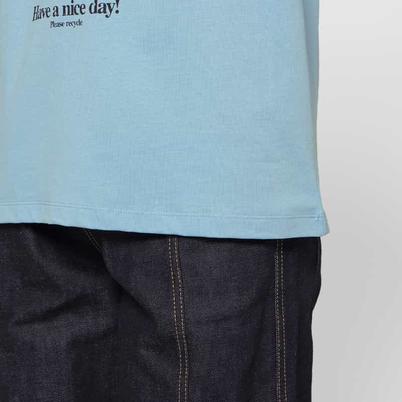 GANNI GANNI ＜ガニー＞ プリントTシャツ LIGHT BLUE