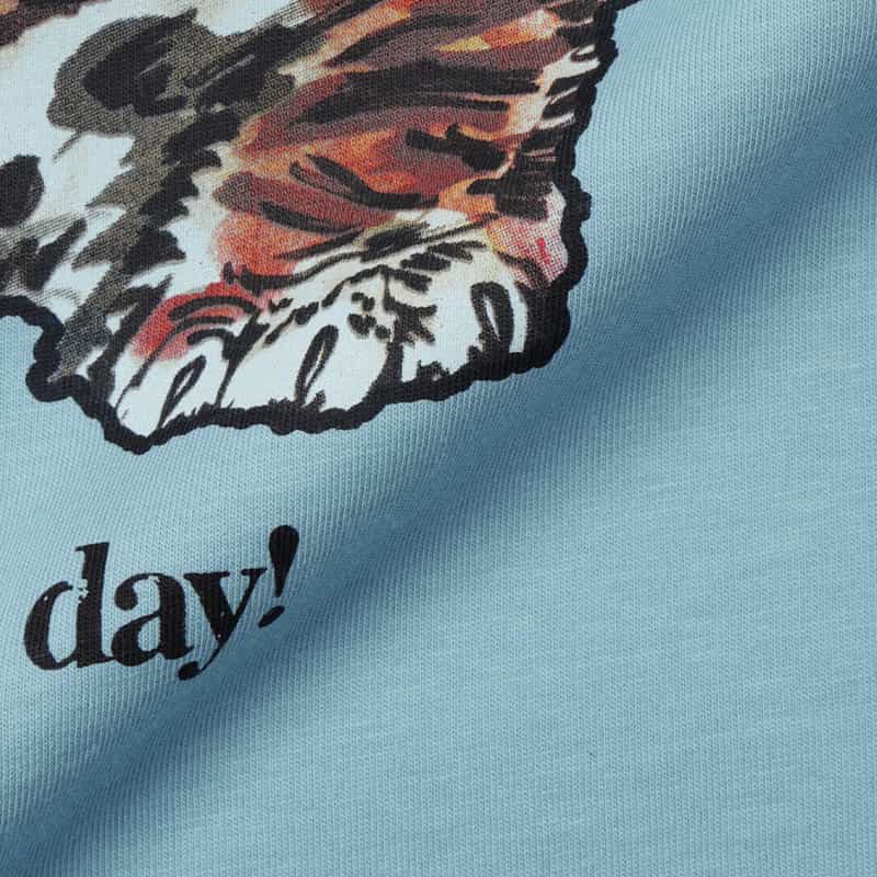 GANNI GANNI ＜ガニー＞ プリントTシャツ LIGHT BLUE