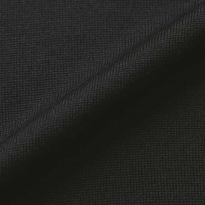 BARNEYS NEW YORK ウォッシャブル シルクナイロン素材シアーニットカーディガン BLACK