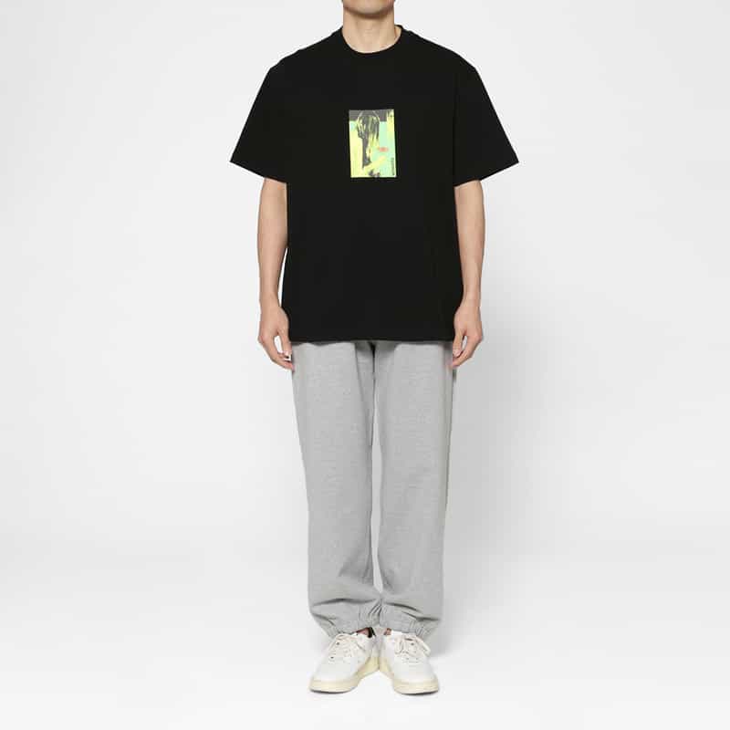 VOWELS VOWELS＜バウルズ＞ グラフィックTシャツ BLACK