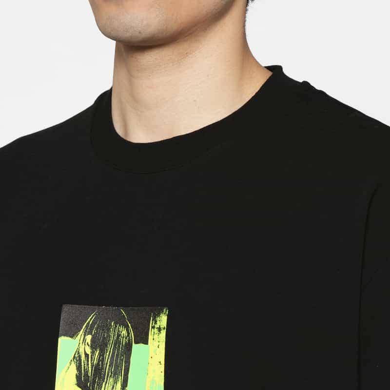 VOWELS VOWELS＜バウルズ＞ グラフィックTシャツ BLACK