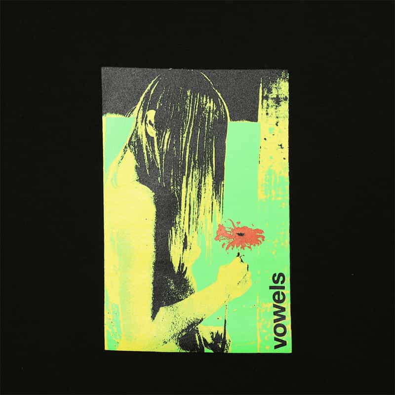VOWELS VOWELS＜バウルズ＞ グラフィックTシャツ BLACK
