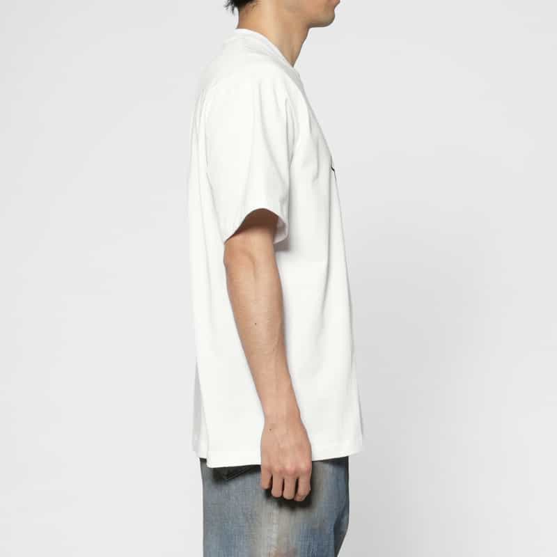 VOWELS VOWELS＜バウルズ＞ バーニーズ　ニューヨーク限定 ロゴ入りTシャツ WHITE
