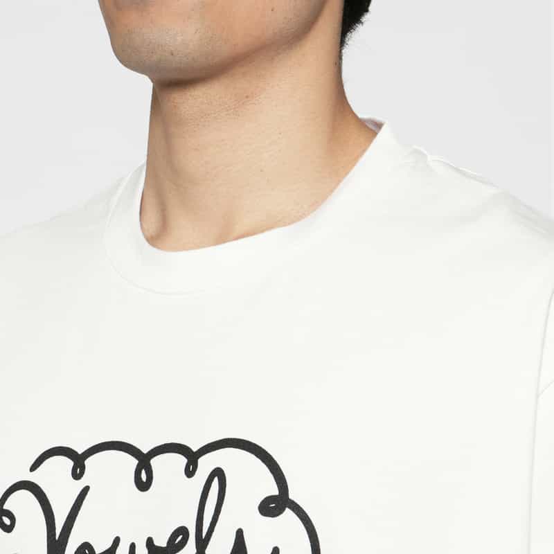 VOWELS VOWELS＜バウルズ＞ バーニーズ　ニューヨーク限定 ロゴ入りTシャツ WHITE
