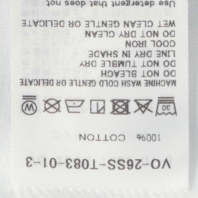 VOWELS VOWELS＜バウルズ＞ バーニーズ　ニューヨーク限定 ロゴ入りTシャツ WHITE