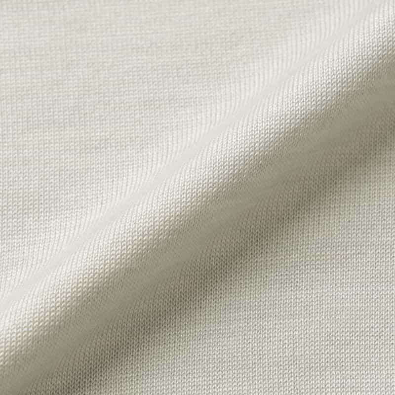 BARNEYS NEW YORK ウォッシャブル シルクナイロン素材Vネックシアーニットプルオーバー LIGHT GRAY