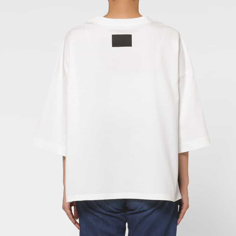 COGTHEBIGSMOKE COGTHEBIGSMOKE ＜コグザビッグスモーク＞ スリットスリーブ カットソー WHITE