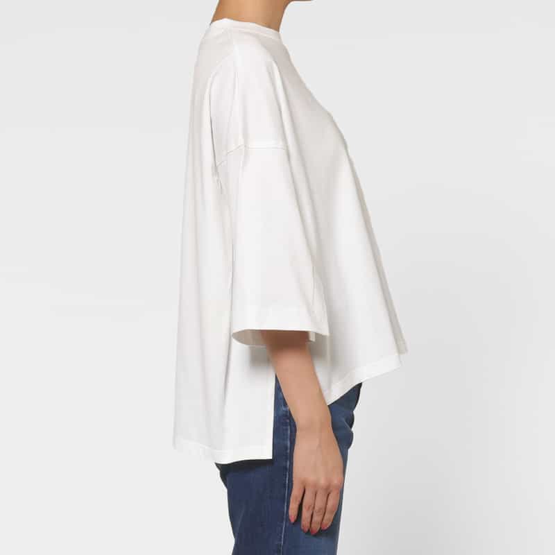 COGTHEBIGSMOKE COGTHEBIGSMOKE ＜コグザビッグスモーク＞ スリットスリーブ カットソー WHITE