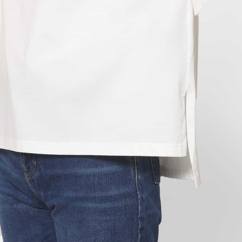 COGTHEBIGSMOKE COGTHEBIGSMOKE ＜コグザビッグスモーク＞ スリットスリーブ カットソー WHITE