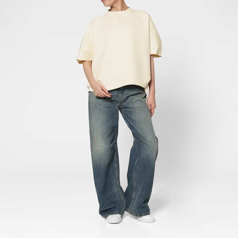 COGTHEBIGSMOKE COGTHEBIGSMOKE ＜コグザビッグスモーク＞ スタンドネックカットソー IVORY