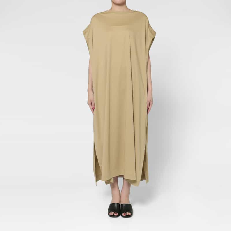 COGTHEBIGSMOKE COGTHEBIGSMOKE ＜コグザビッグスモーク＞ コットンドレス CAMEL