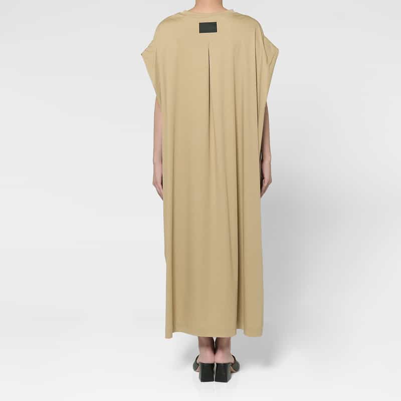 COGTHEBIGSMOKE COGTHEBIGSMOKE ＜コグザビッグスモーク＞ コットンドレス CAMEL