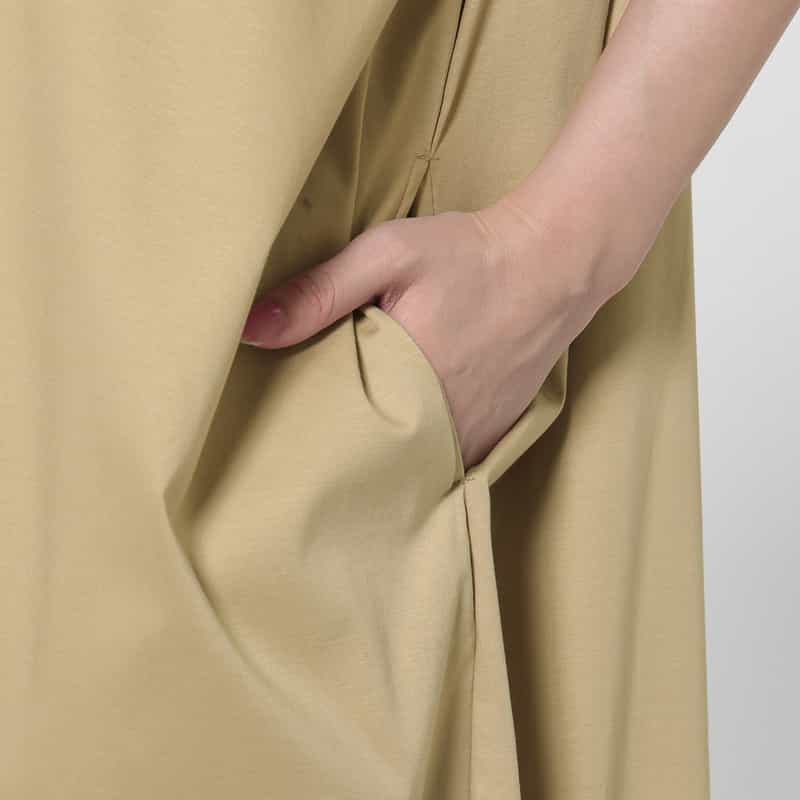 COGTHEBIGSMOKE COGTHEBIGSMOKE ＜コグザビッグスモーク＞ コットンドレス CAMEL