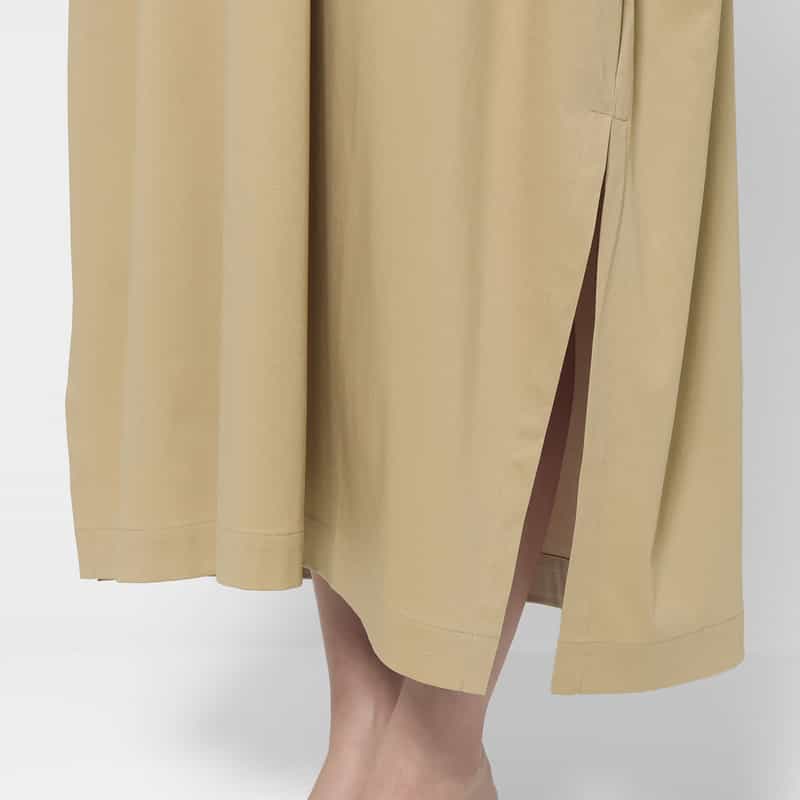 COGTHEBIGSMOKE COGTHEBIGSMOKE ＜コグザビッグスモーク＞ コットンドレス CAMEL