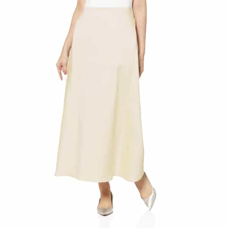 COGTHEBIGSMOKE ＜コグザビッグスモーク＞ シャイニー素材ドローストリング ロングスカート