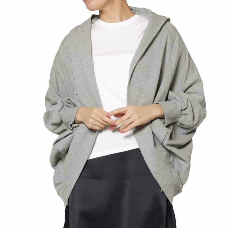 COGTHEBIGSMOKE COGTHEBIGSMOKE ＜コグザビッグスモーク＞ ボレロフーディ LIGHT GRAY