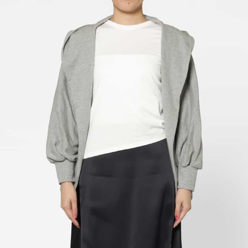 COGTHEBIGSMOKE COGTHEBIGSMOKE ＜コグザビッグスモーク＞ ボレロフーディ LIGHT GRAY