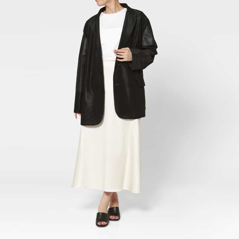 COGTHEBIGSMOKE COGTHEBIGSMOKE ＜コグザビッグスモーク＞ シアー素材ジャケット BLACK