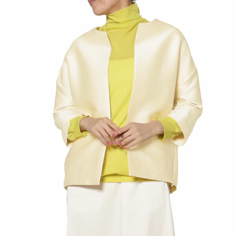 COGTHEBIGSMOKE ＜コグザビッグスモーク＞ シャイニー素材バルーンジャケット