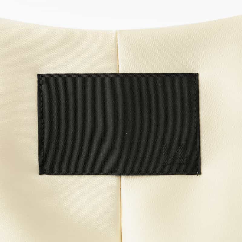 COGTHEBIGSMOKE COGTHEBIGSMOKE ＜コグザビッグスモーク＞ シャイニー素材バルーンジャケット IVORY