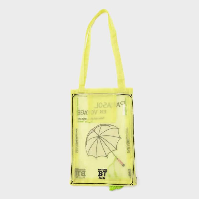 BRIGITTE TANAKA BRIGITTE TANAKA ＜ブリジット タナカ＞ オーガンジー素材トートバッグ “PARASOL EN VOYAGE“ YELLOW