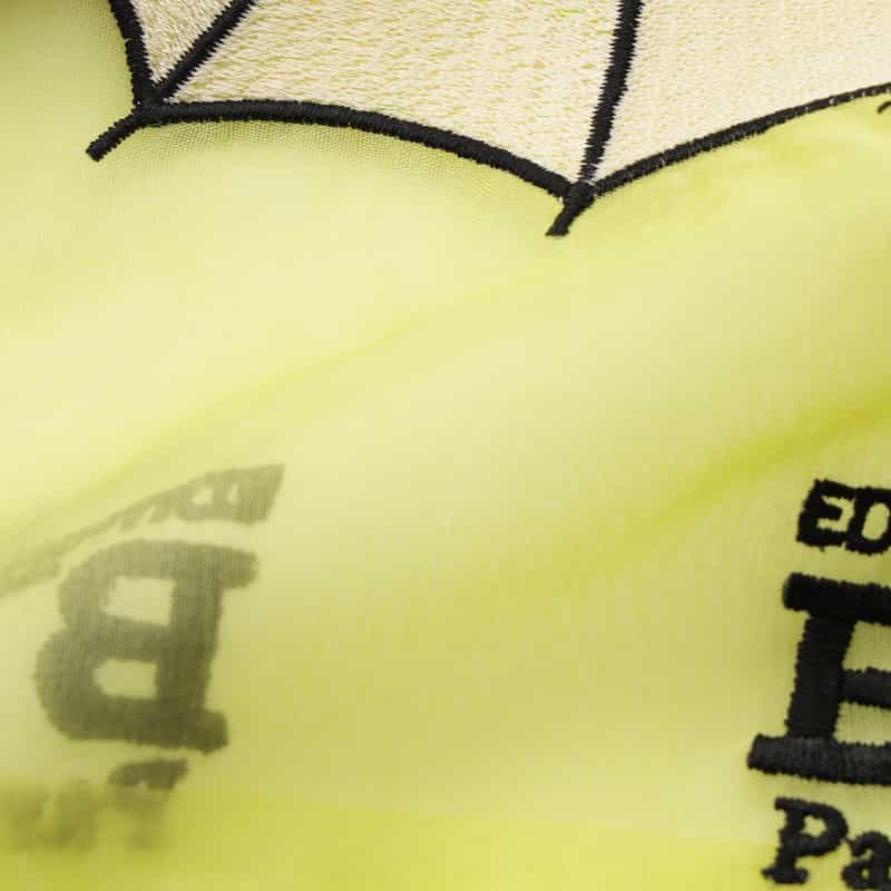 BRIGITTE TANAKA BRIGITTE TANAKA ＜ブリジット タナカ＞ オーガンジー素材トートバッグ “PARASOL EN VOYAGE“ YELLOW