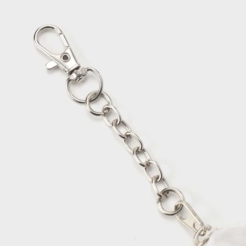 BRIGITTE TANAKA BRIGITTE TANAKA ＜ブリジット タナカ＞ オーガンジー素材チェーン付きポーチ WHITE