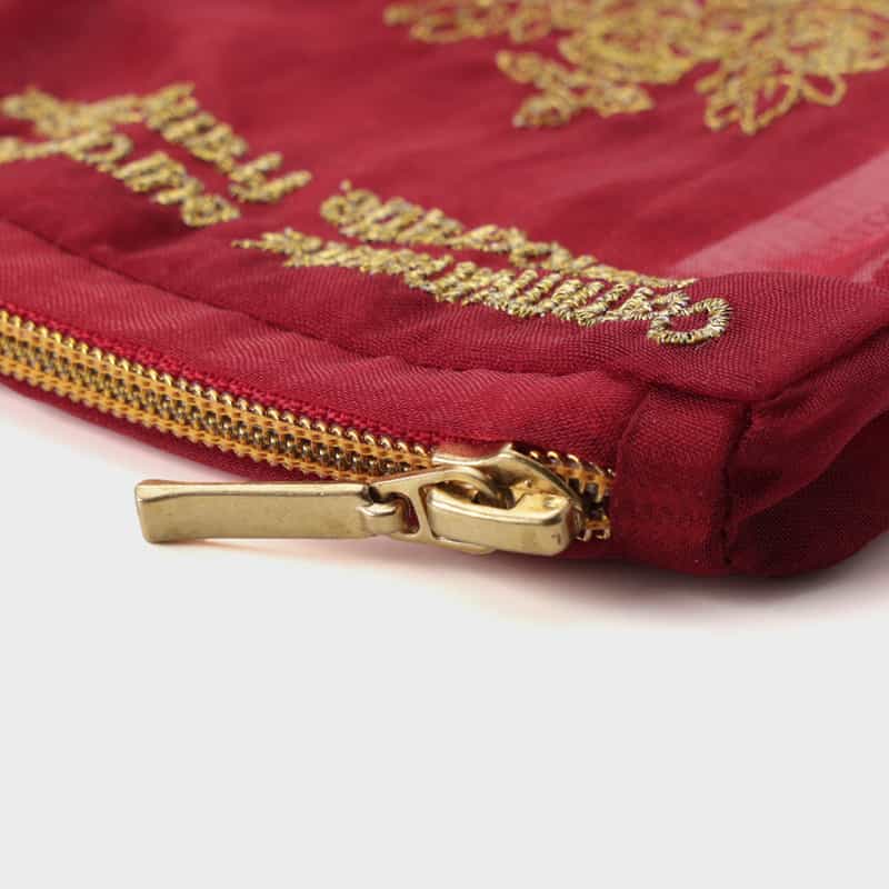 BRIGITTE TANAKA BRIGITTE TANAKA ＜ブリジット タナカ＞ オーガンジー素材ポーチ RED