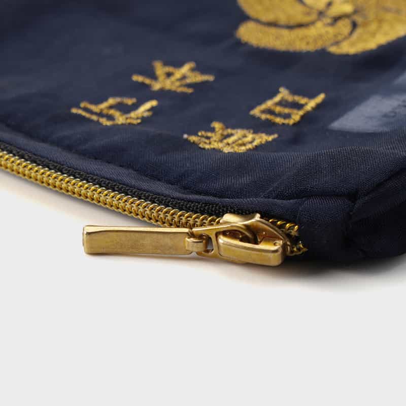 BRIGITTE TANAKA BRIGITTE TANAKA ＜ブリジット タナカ＞ オーガンジー素材ポーチ NAVY