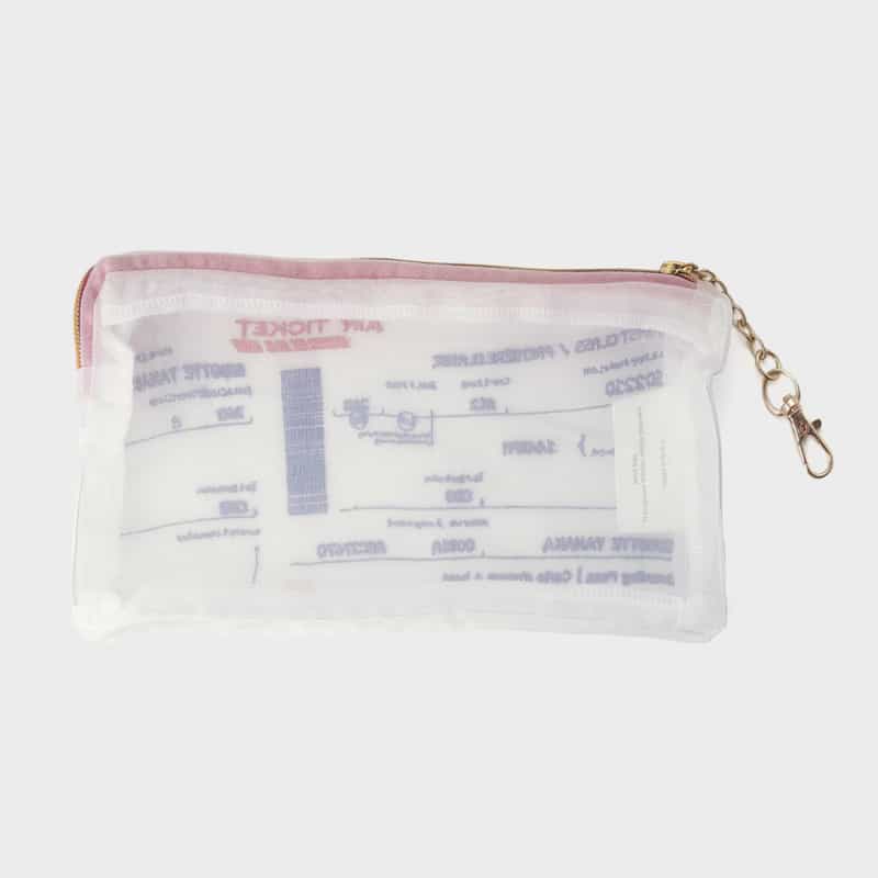 BRIGITTE TANAKA BRIGITTE TANAKA ＜ブリジット タナカ＞ オーガンジー素材チェーン付きポーチ WHITE