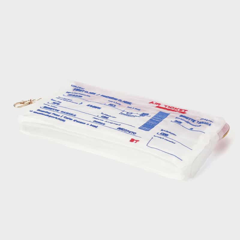 BRIGITTE TANAKA BRIGITTE TANAKA ＜ブリジット タナカ＞ オーガンジー素材チェーン付きポーチ WHITE