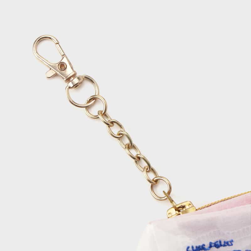 BRIGITTE TANAKA BRIGITTE TANAKA ＜ブリジット タナカ＞ オーガンジー素材チェーン付きポーチ WHITE