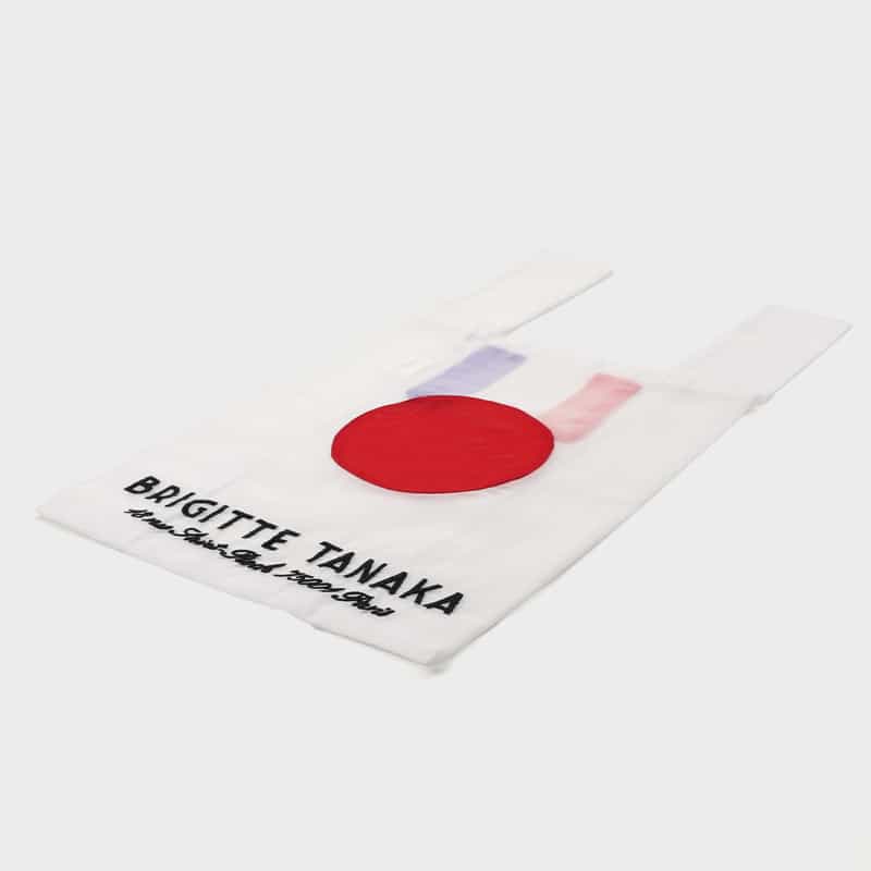 BRIGITTE TANAKA BRIGITTE TANAKA ＜ブリジット タナカ＞ オーガンジー素材ショッパーバッグ RED