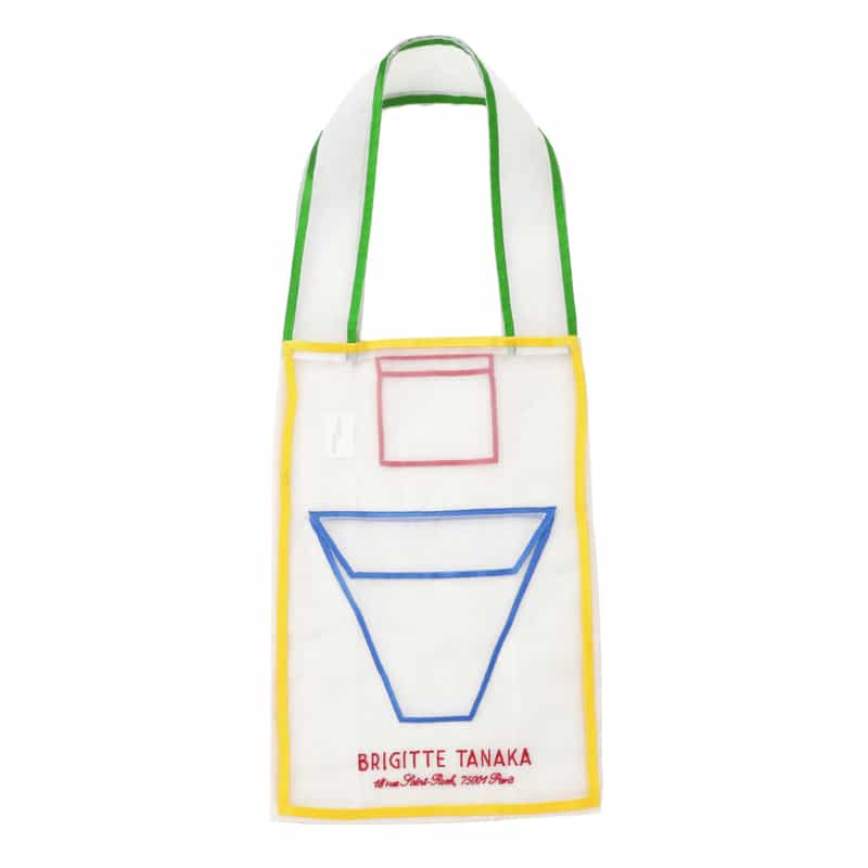 BRIGITTE TANAKA BRIGITTE TANAKA ＜ブリジット タナカ＞ オーガンジー素材ポケット付きショッパーバッグ MULTI COLOR