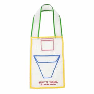 BRIGITTE TANAKA ＜ブリジット タナカ＞ オーガンジー素材ポケット付きショッパーバッグ