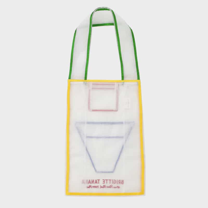 BRIGITTE TANAKA BRIGITTE TANAKA ＜ブリジット タナカ＞ オーガンジー素材ポケット付きショッパーバッグ MULTI COLOR