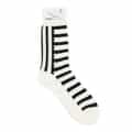 DEUXPLUSUNDEMI＜ドゥプリュスアンドゥミ＞ ボーダー×ストライプ柄ソックス