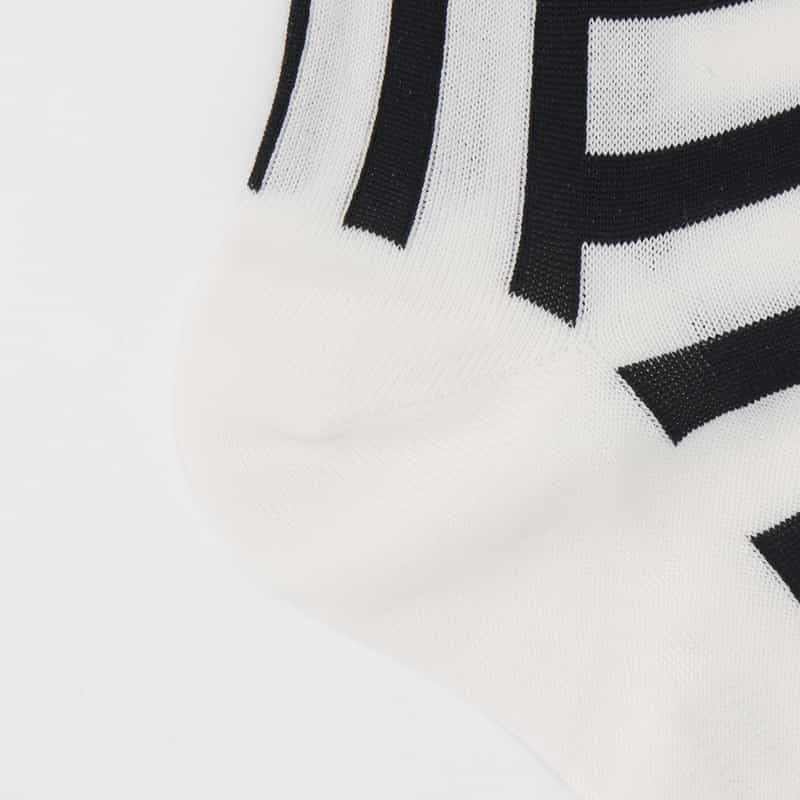 DEUX PLUS UNDEMI DEUXPLUSUNDEMI＜ドゥプリュスアンドゥミ＞ ボーダー×ストライプ柄ソックス WHITE