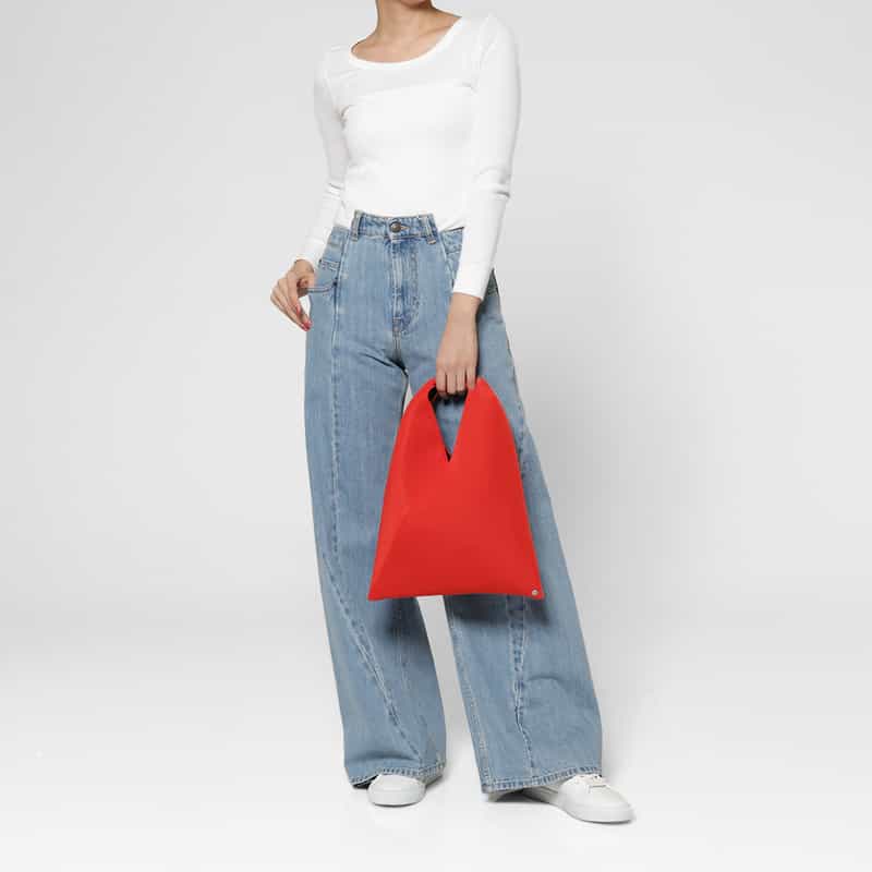 MM6 MAISON MARGIELA MM6 MAISON MARGIELA＜エムエム6 メゾン マルジェラ＞ スモールハンドバッグ “JAPANESE“ RED