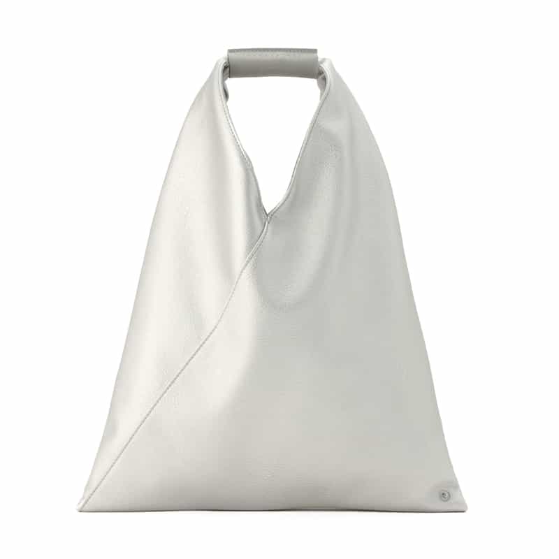 MM6 MAISON MARGIELA MM6 MAISON MARGIELA＜エムエム6 メゾン マルジェラ＞ メタリックハンドバッグ “JAPANESE“ SILVER