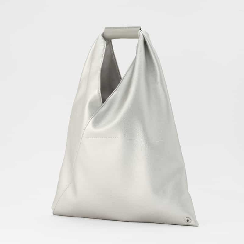 MM6 MAISON MARGIELA MM6 MAISON MARGIELA＜エムエム6 メゾン マルジェラ＞ メタリックハンドバッグ “JAPANESE“ SILVER