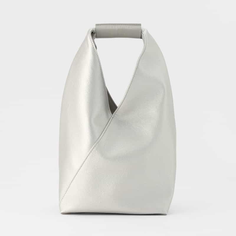 MM6 MAISON MARGIELA MM6 MAISON MARGIELA＜エムエム6 メゾン マルジェラ＞ メタリックハンドバッグ “JAPANESE“ SILVER