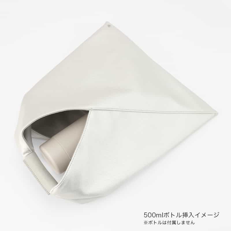 MM6 MAISON MARGIELA MM6 MAISON MARGIELA＜エムエム6 メゾン マルジェラ＞ メタリックハンドバッグ “JAPANESE“ SILVER