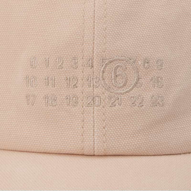MM6 MAISON MARGIELA MM6 MAISON MARGIELA＜エムエム6 メゾン マルジェラ＞ エンブロイダリーロゴキャップ PINK