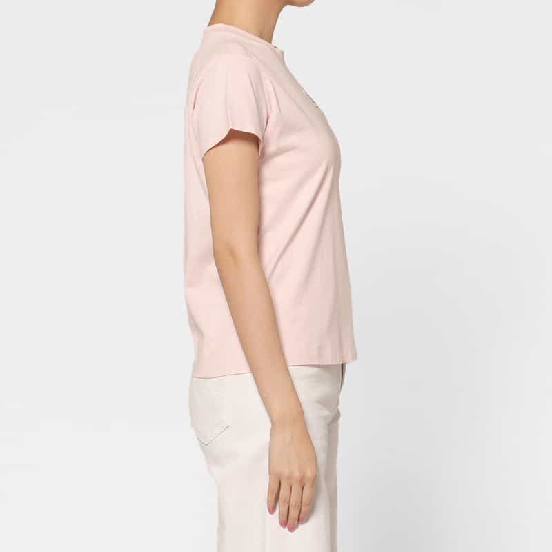 MM6 MAISON MARGIELA MM6 MAISON MARGIELA ＜エムエム6 メゾン マルジェラ＞ ロゴタグ Tシャツ PINK