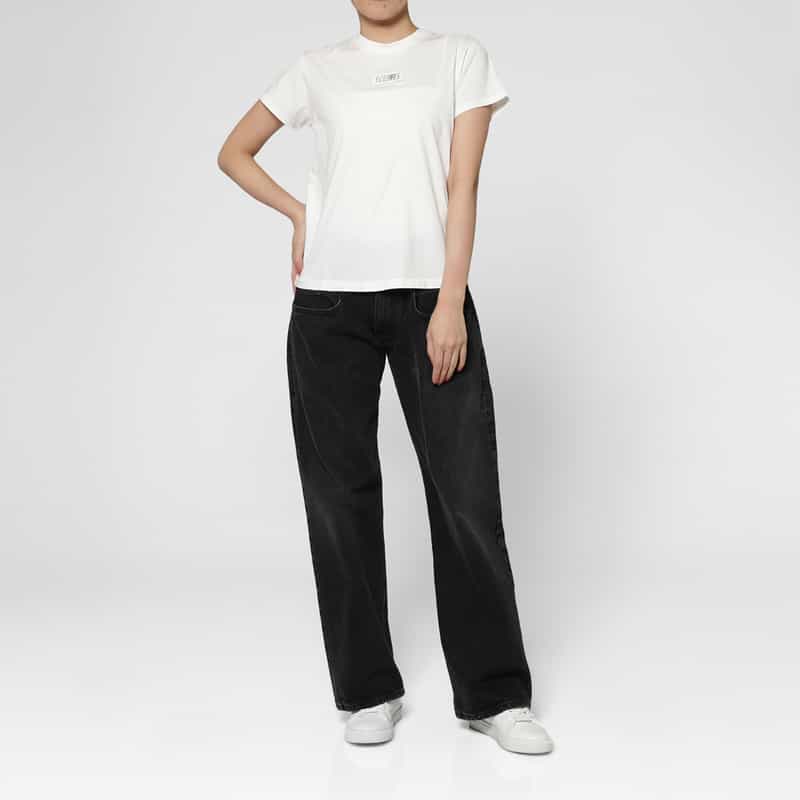 MM6 MAISON MARGIELA MM6 MAISON MARGIELA＜エムエム6 メゾン マルジェラ＞ ロゴタグ Tシャツ WHITE