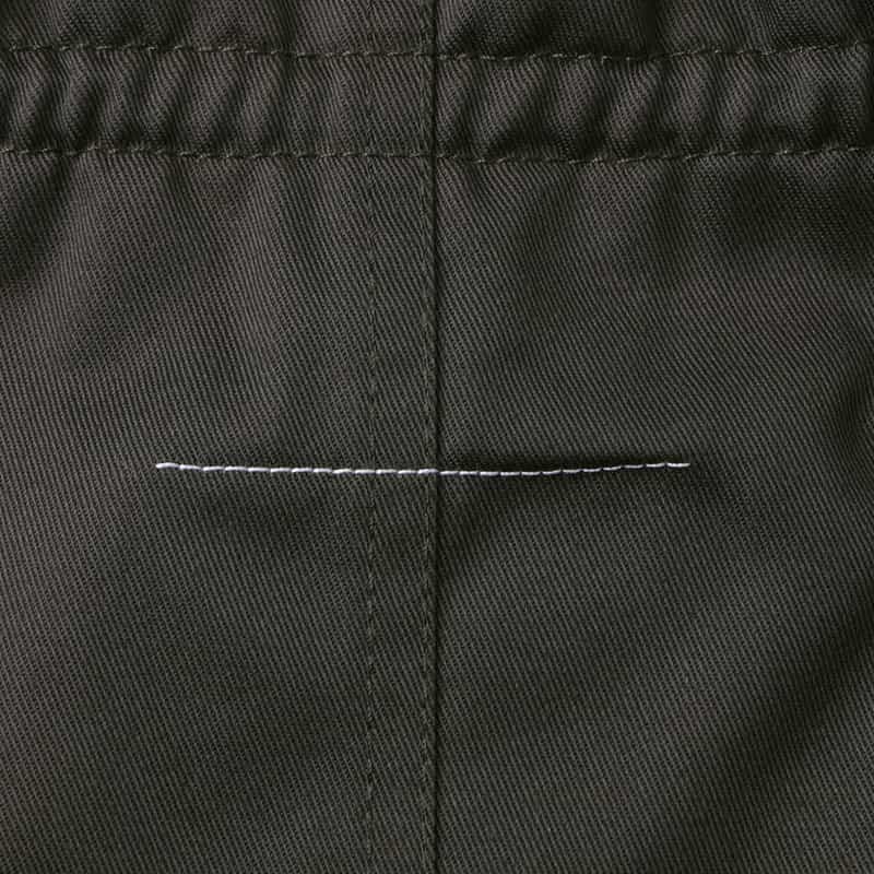 MM6 MAISON MARGIELA MM6 MAISON MARGIELA＜エムエム6 メゾン マルジェラ＞ カットオフウエスト ドローストリングスカート GRAY